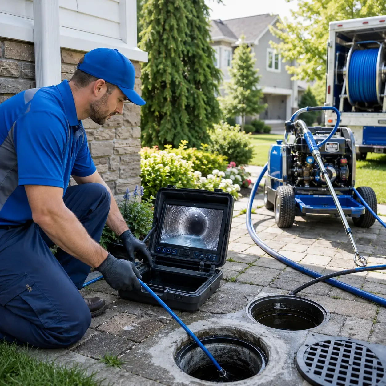 Outdoor drain cleaning professionals serving Cameron, NC